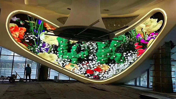 恩施室內(nèi)全彩異形屏
