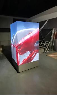 武威東西湖P2.0安裝完畢   尺寸：0.96x1.6x3   像素點(diǎn)：1440x800